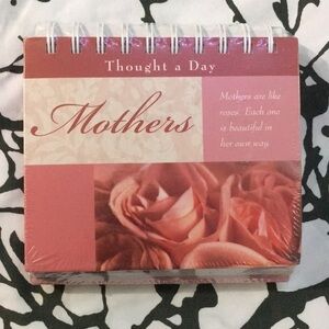 VINTAGE “Thought A Day” For Mothers Desktop Flip Book Spiralized